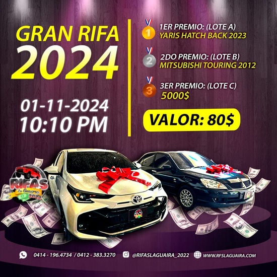 Gran RIFA 2024 🚗🚗💰