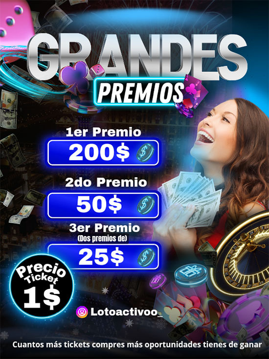 Gran Rifa de 200$ / 50$ / 25$