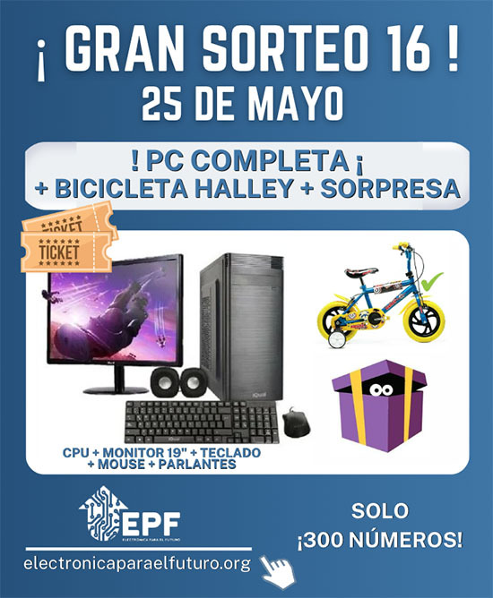¡Gran sorteo 16!