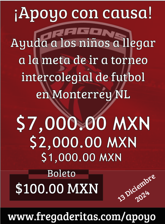 Apoya al Equipo de Futbol Dragons