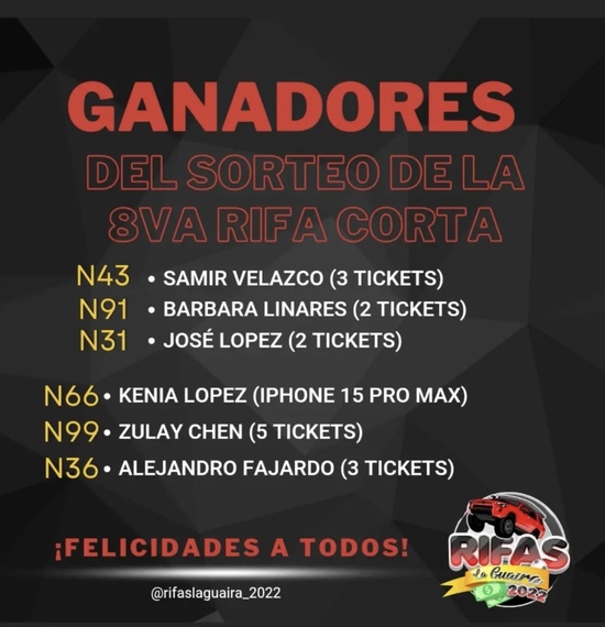 8va Rifa Corta