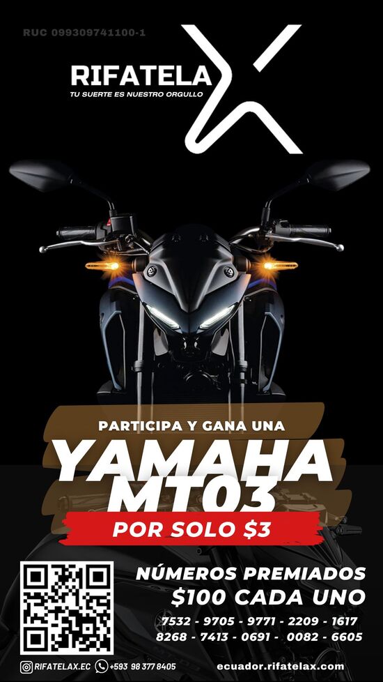 Sorteo EC001 de Rifatelax ECUADOR 🇪🇨
