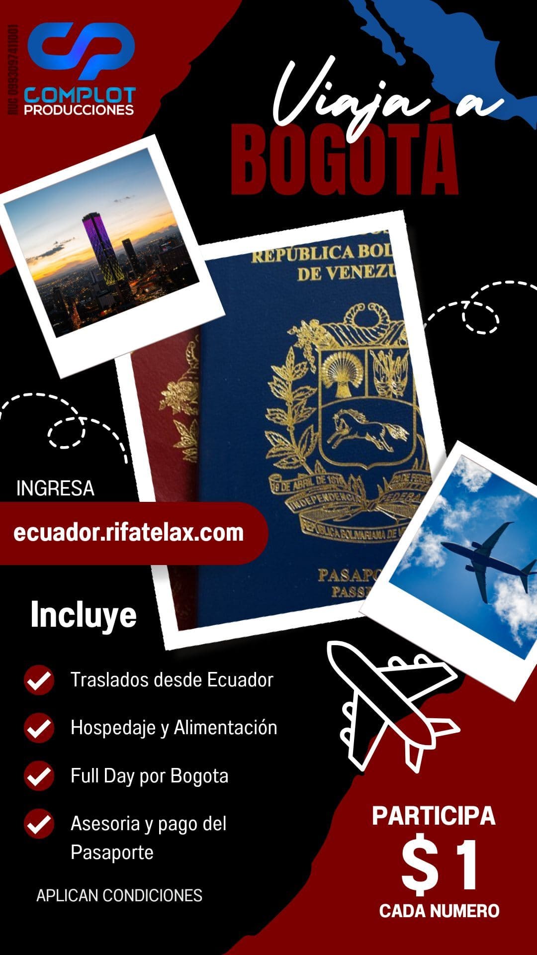 Sorteo EC001 de Rifatelax ECUADOR 🇪🇨