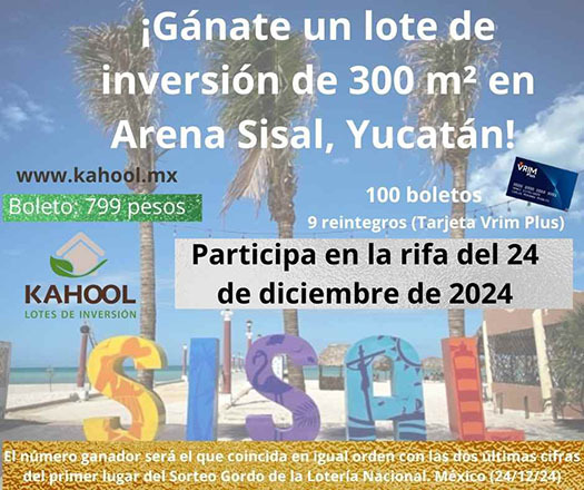 GANA UN LOTE DE INVERSIÓN