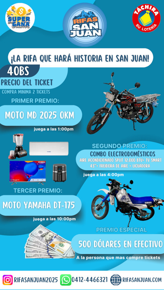 PRIMERA GRAN RIFA SAN JUAN