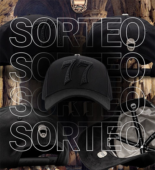 GORRA BARBAS HATS 77 BLACK