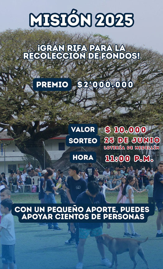 RIFA $2.000.000 MISIÓN 2025