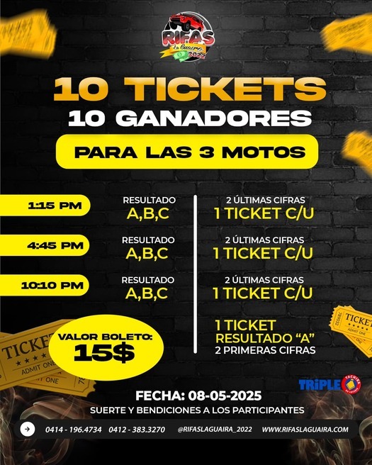 DIEZ TICKETS