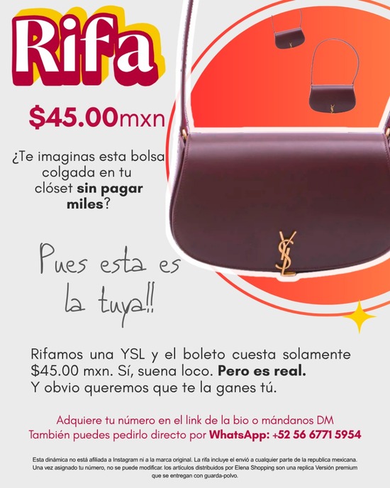 Sorteo exclusivo: Voltaire Mini de Y S L (1 solo ganador)