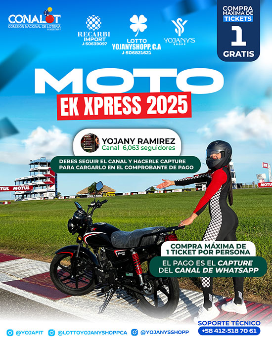 MOTO EK XPRESS 2025 GRATIS