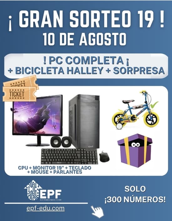 ¡Gran sorteo 19!