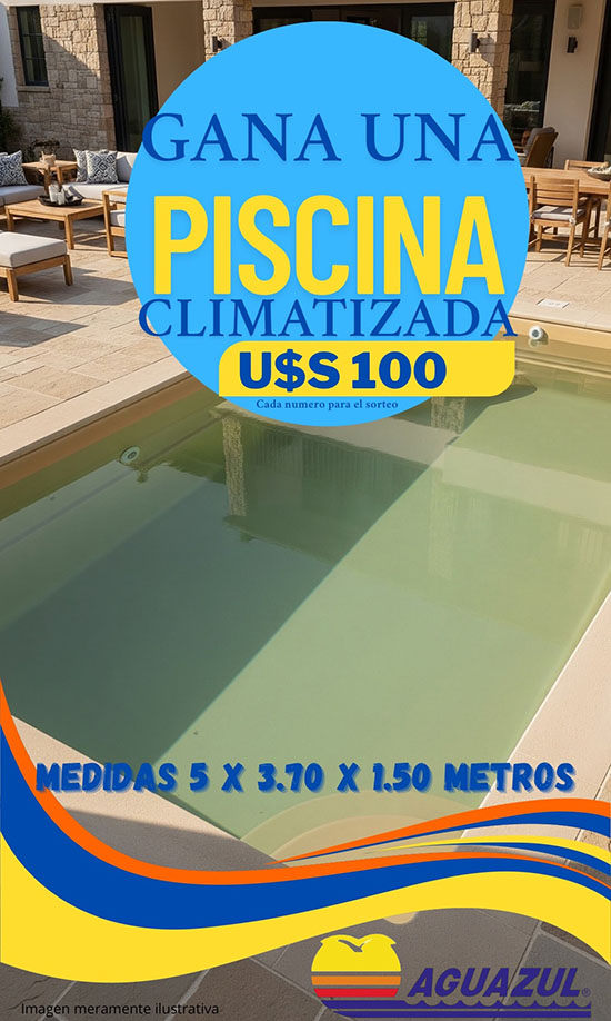SORTEAMOS UNA PISCINA CLIMATIZADA COMPLETA