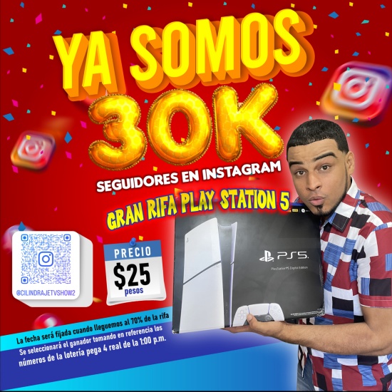 GRAN RIFA PLAY STATION 5 x 25