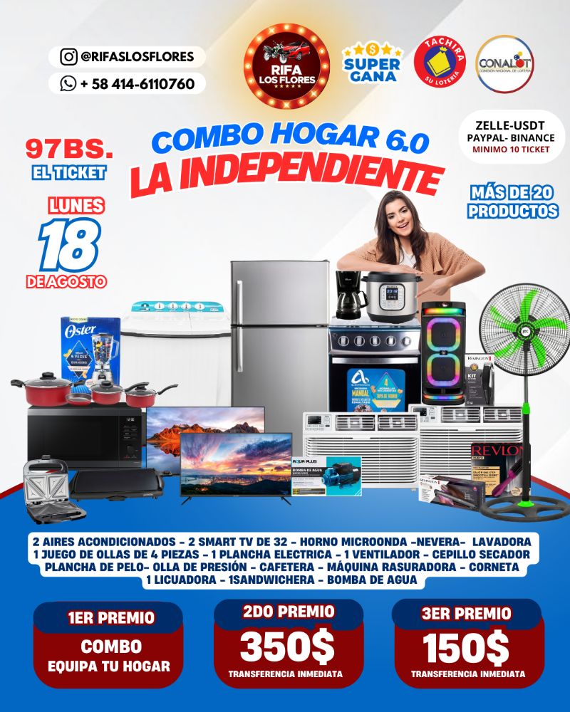 Combo Hogar 6.0 la independiente 