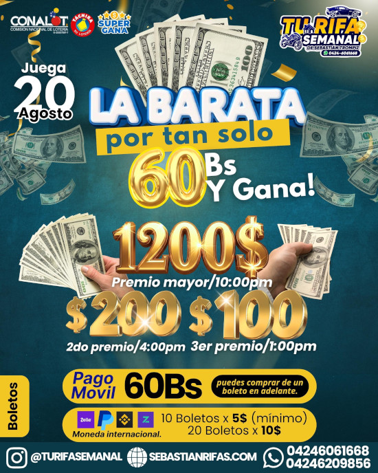 #78 RIFA LA BARATA