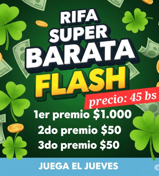 #79 RIFA FLASH SUPER BARATA