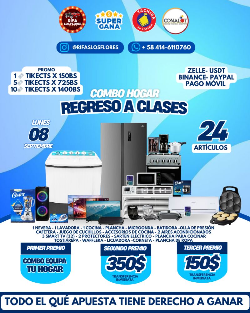 COMBO HOGAR REGRESO A CLASES