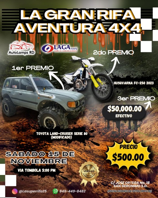 La Gran rifa Aventura 4×4
