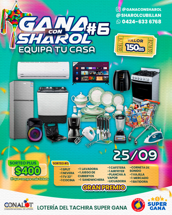 GANA CON SHAROL Y EQUIPA TU HOGAR #6