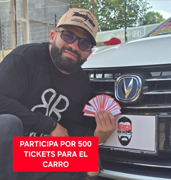 500 TICKETS PAL CARRO