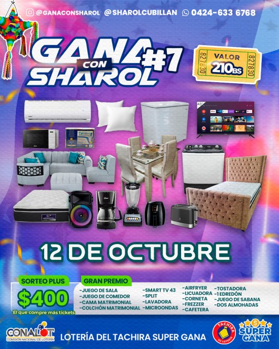 GANA CON SHAROL Y EQUIPA TU HOGAR #7