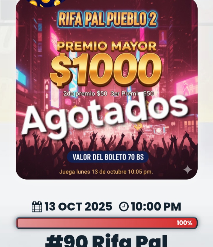 #90 Rifa Pal Pueblo #2