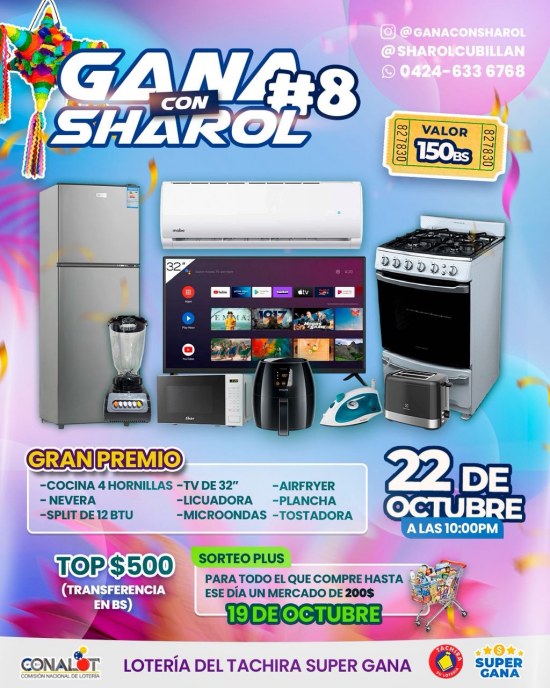 GANA CON SHAROL Y EQUIPA TU HOGAR #8