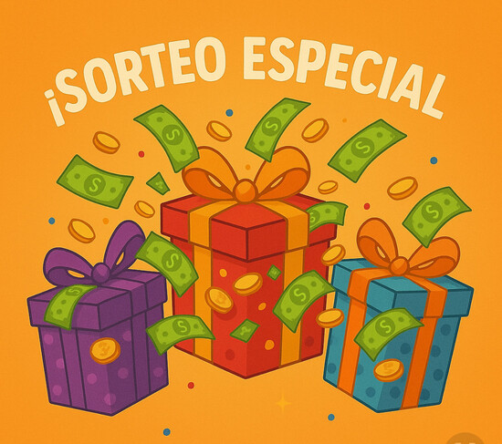 4 PREMIOS DE DINERO!