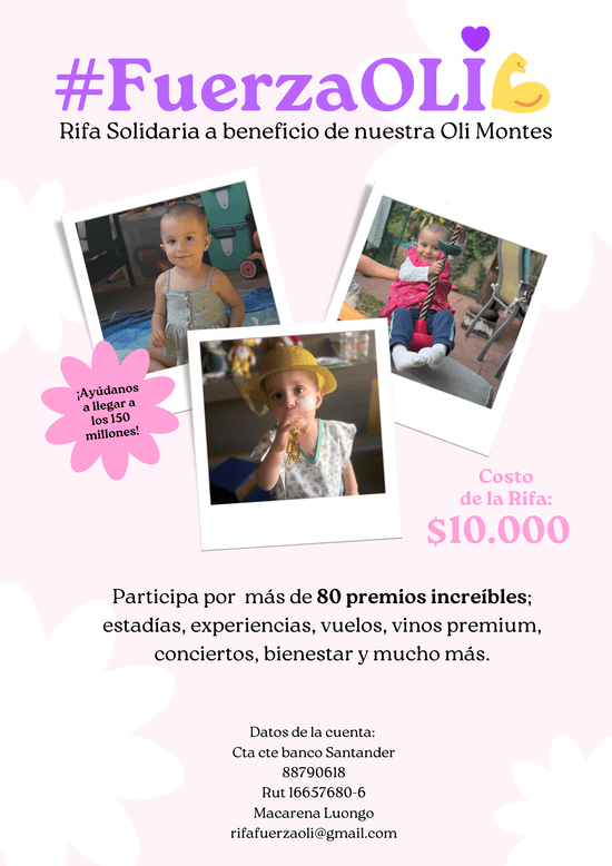 Rifa Solidaria x Oli Montes