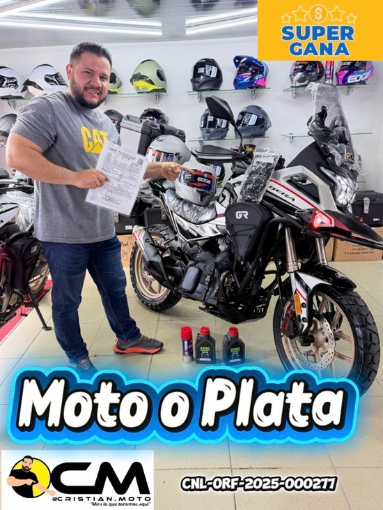 MOTO O PLATA
