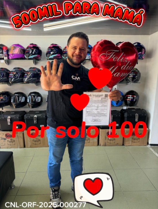 500mil para MAMÁ ❤️